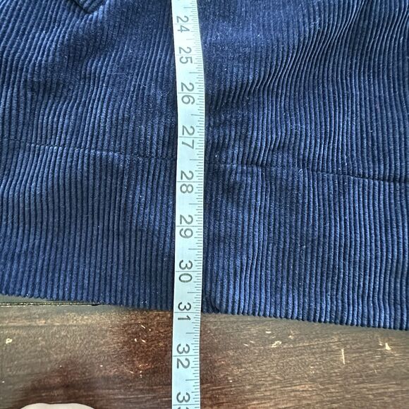 Marc By Marc Jacobs Y2K Corduroy Pea Coat Navy Size XS - Picture 11 of 15